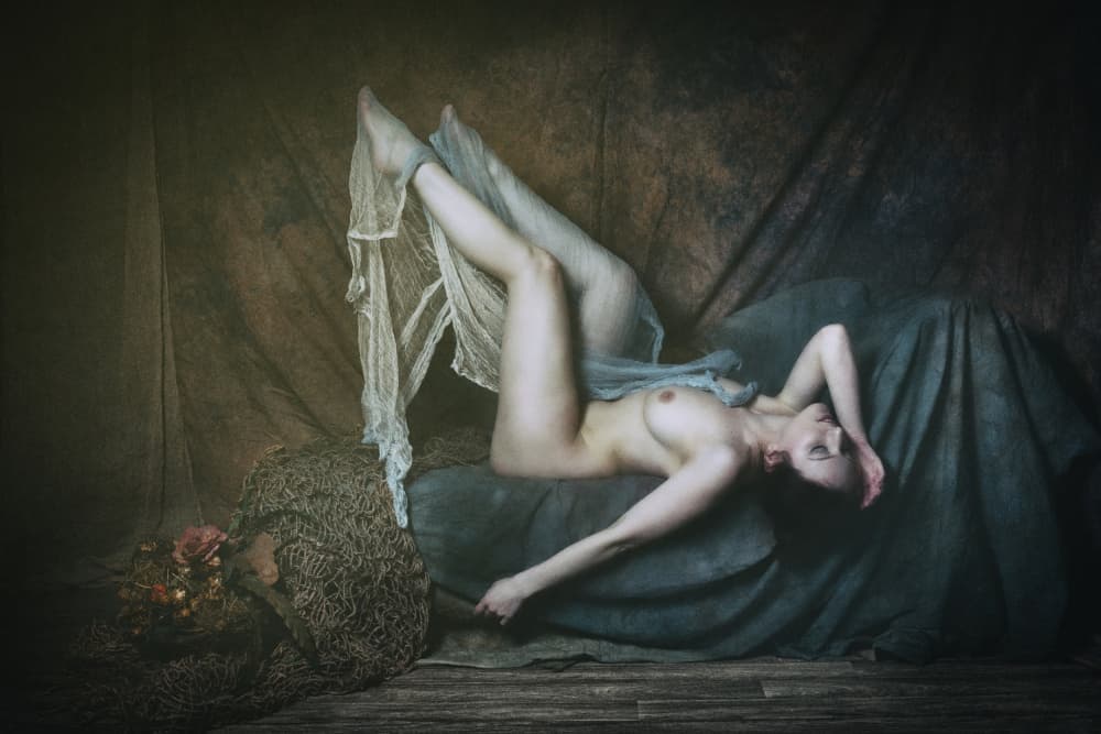 Reclining Ethereal Beauty by Ruth Franke — canvas wall art