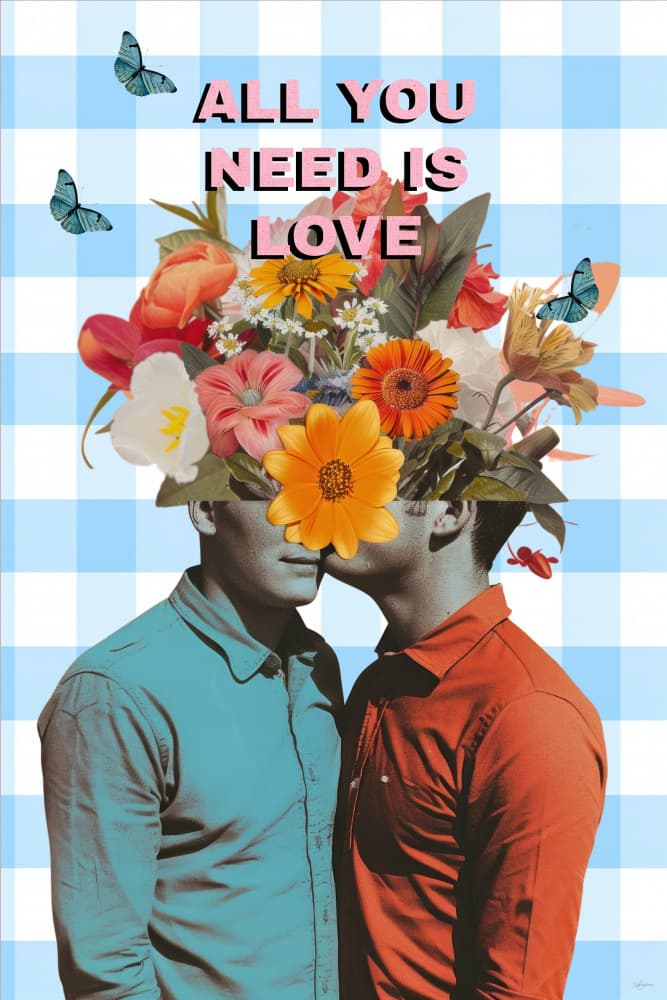 Gay Love Bloom by Sue Skellern — canvas wall art