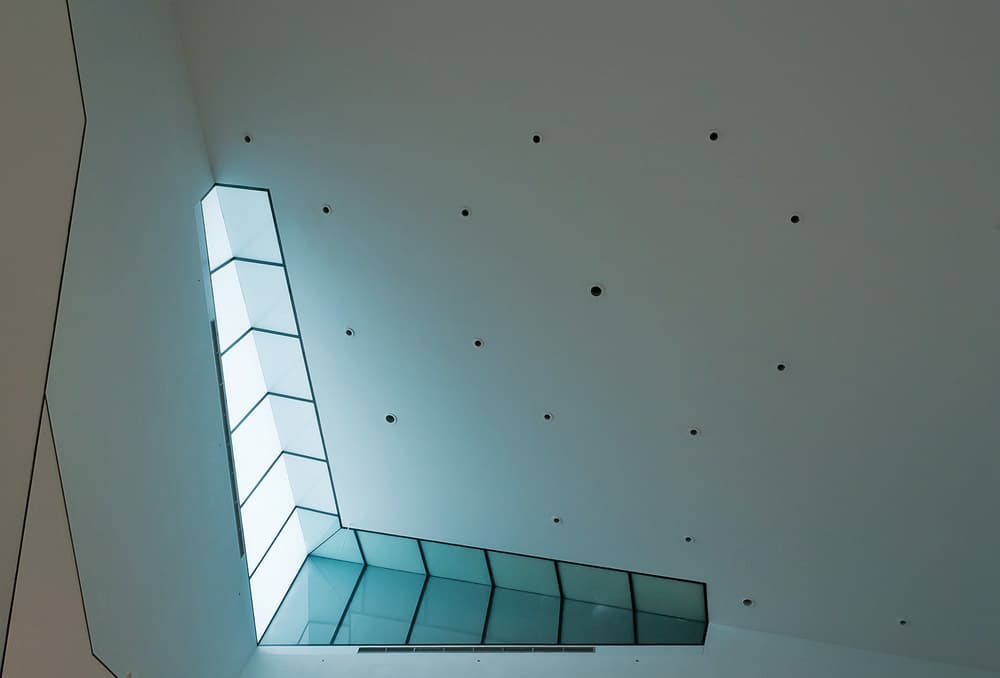 Modern Geometric Skylight by Henk van Maastricht — canvas wall art