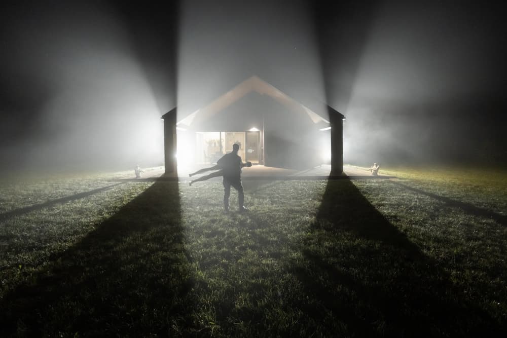Mysterious Foggy Night by Leszek Paradowski — canvas wall art