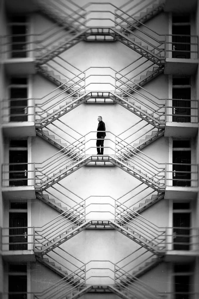 Architectural Solitude by Nermin Smajić — canvas wall art