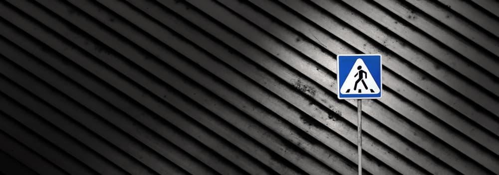 Pedestrian Crossing Lines by Souren  Arslanian — canvas wall art