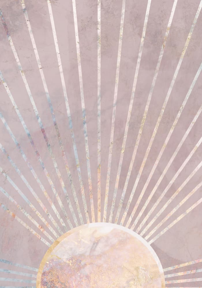 Celestial Sun Glow by Sarah Manovski — canvas wall art