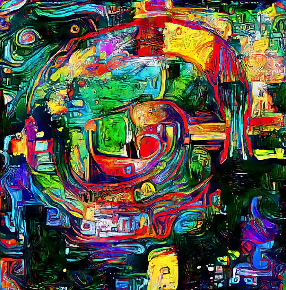 Vibrant Abstract Flow by mnemonixART — canvas wall art