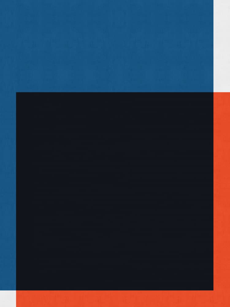 Bold Geometric Color Blocks by Vitor Costa — canvas wall art