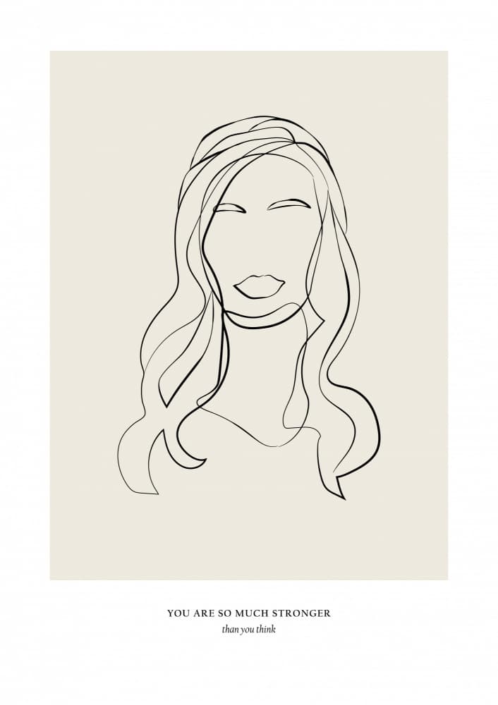 Modern Line Art by NKTN — canvas wall art