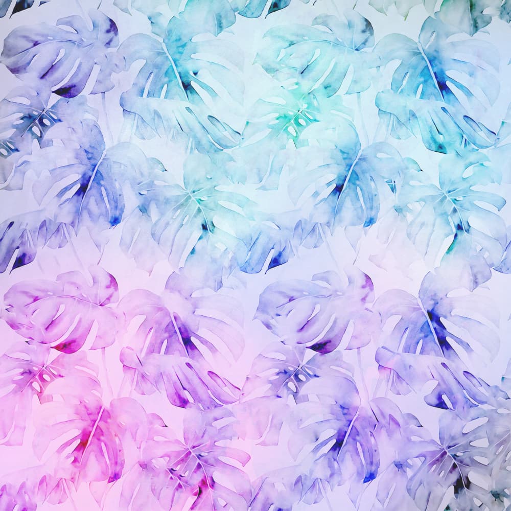 Watercolor Tropical Leaves by Rafal Kulik — canvas wall art