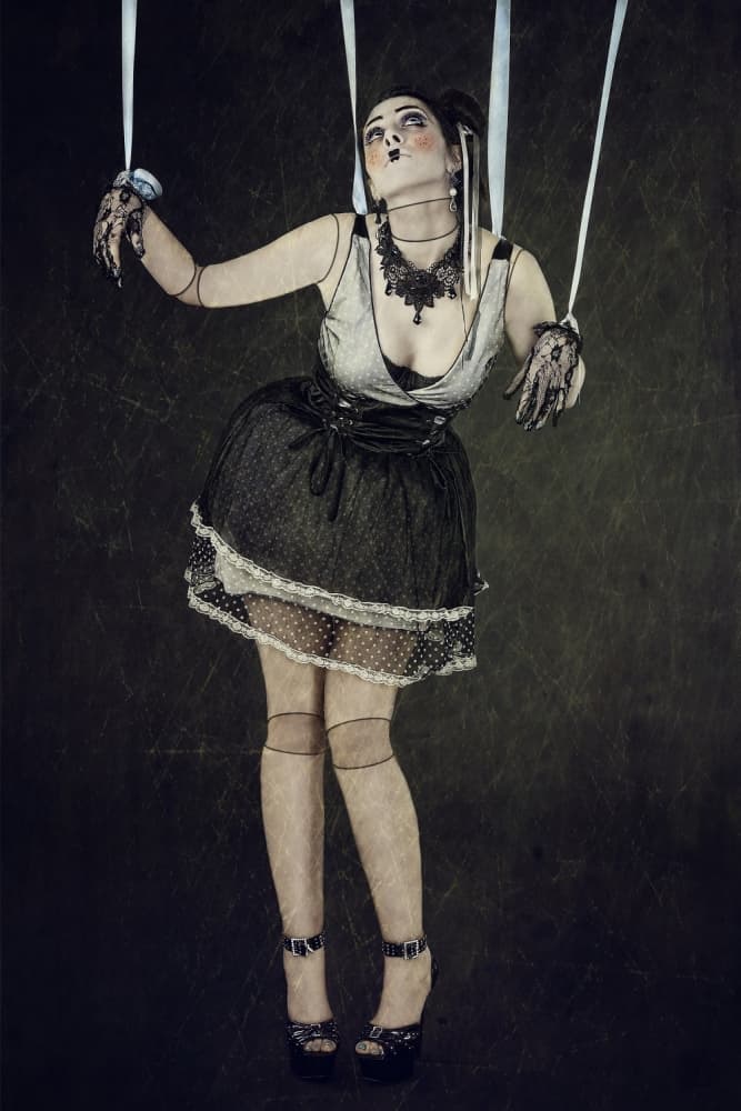 Gothic Marionette Doll by Igor Genovesi — canvas wall art