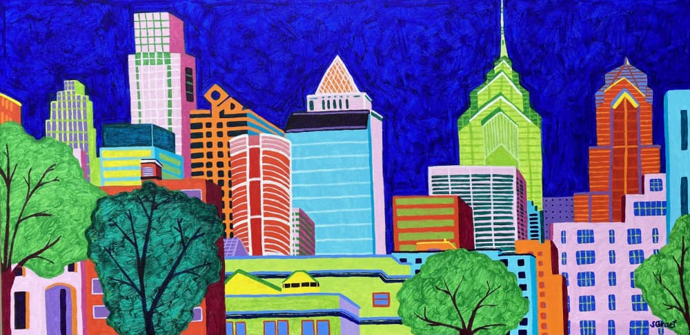 Skyline by Sue Graef — canvas wall art