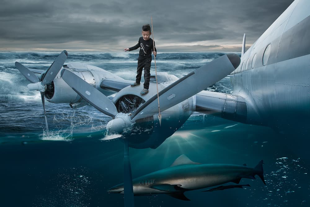 The Hunter by Bingo Z — canvas wall art