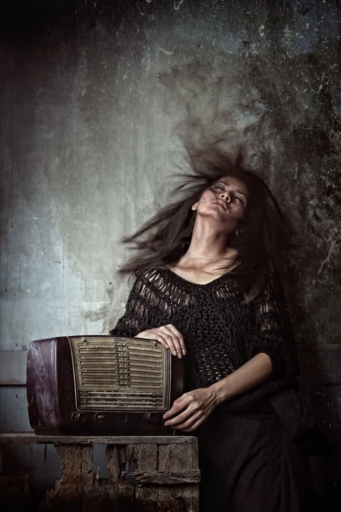 Moody Music Moment by m salim bhayangkara — canvas wall art