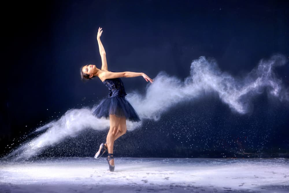 Graceful Ballerina Dance by Agus Adriana — canvas wall art