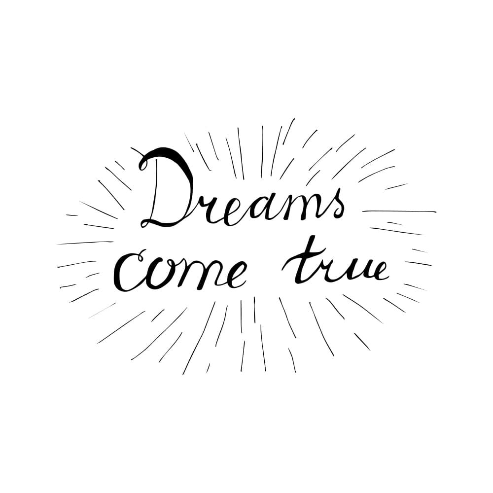 Dreams Come True Burst by Marika Barsrsind — canvas wall art