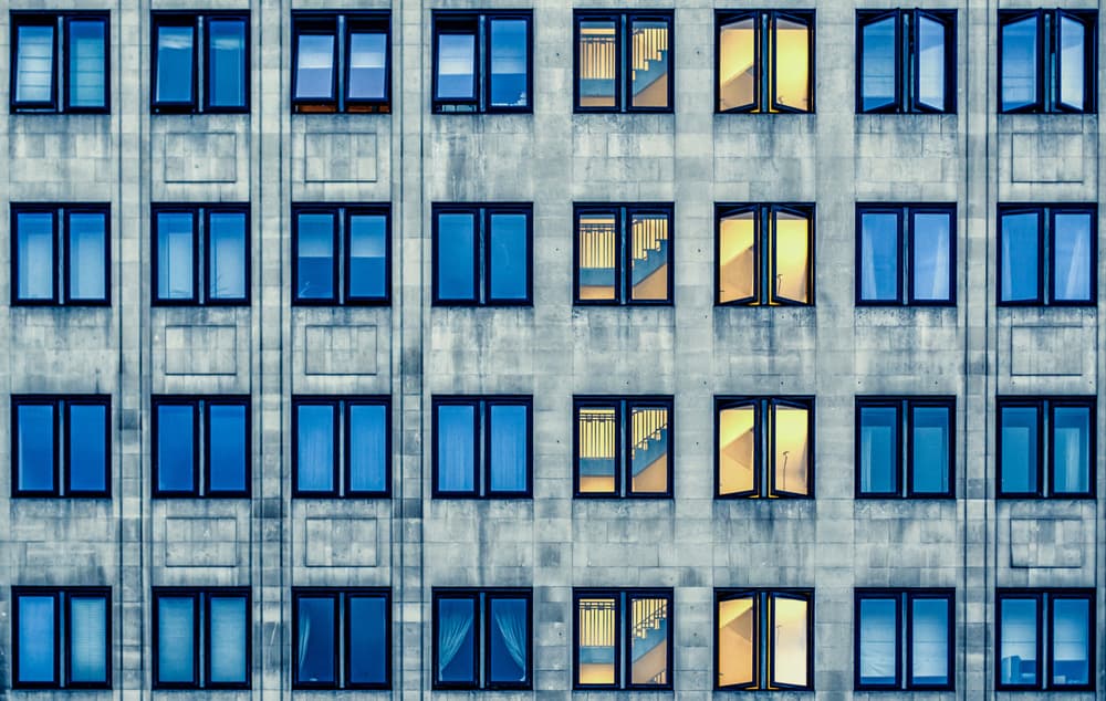 Modern Window Facade by Bego Amare — canvas wall art