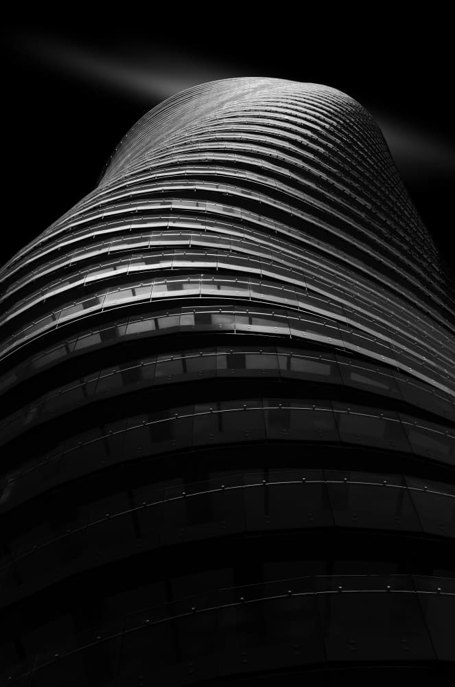 Soaring Urban Curves by Luigi Greco — canvas wall art