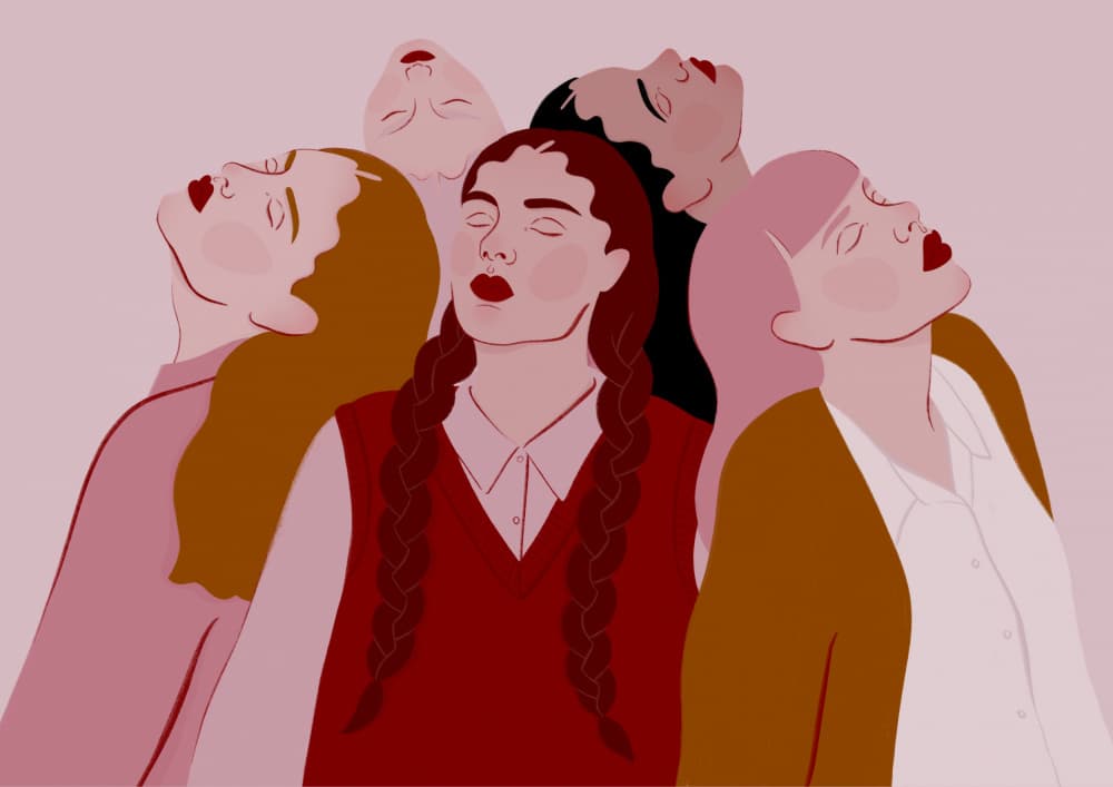 United Women Serene by Ida Alvarsson — canvas wall art