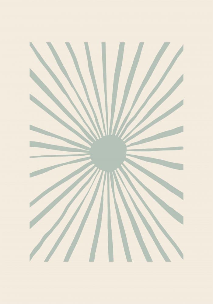 Radiant Sunburst by Pictufy Studio — canvas wall art