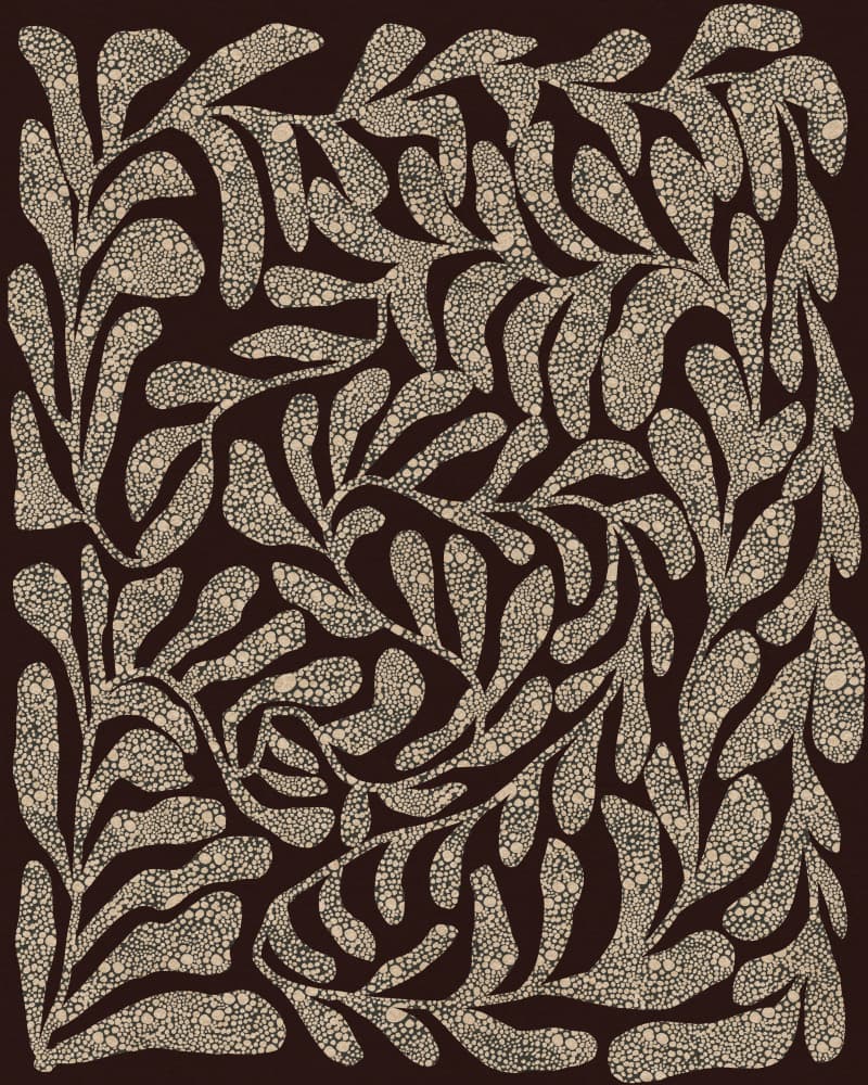 Textured Botanical Pattern by Josie George — canvas wall art