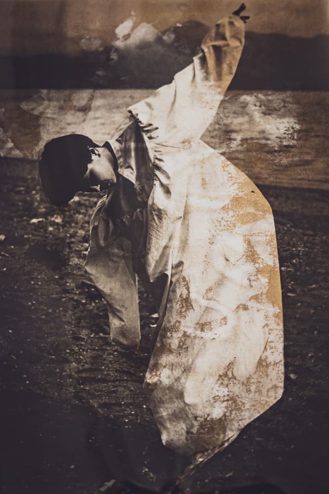 Ethereal Dancing Pose by Kurosaki Sangan — canvas wall art