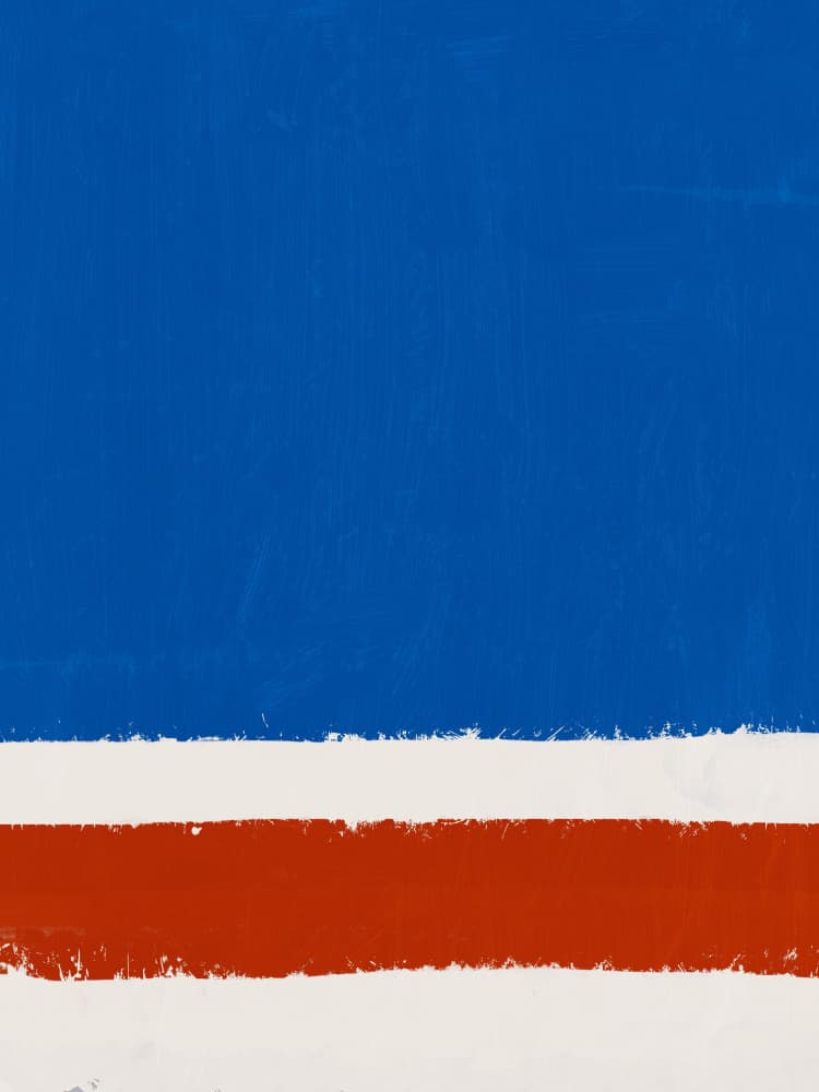 Vibrant Nautical Color Block by Little Dean — canvas wall art