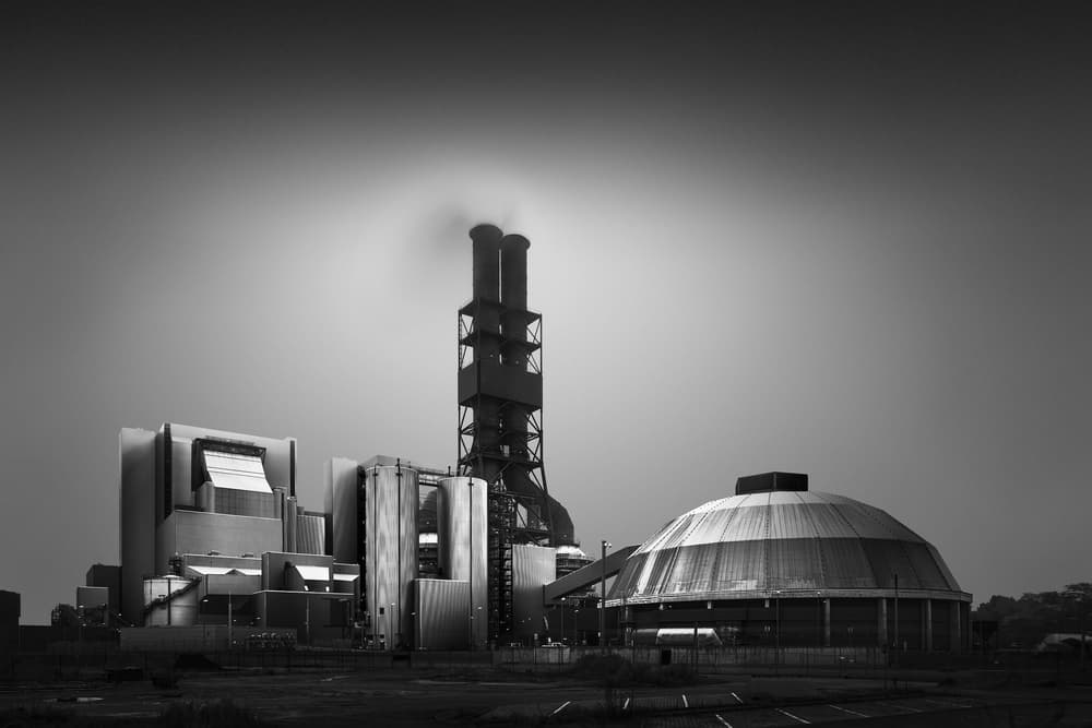 Industrial Power Plant by Oscar Lopez — canvas wall art