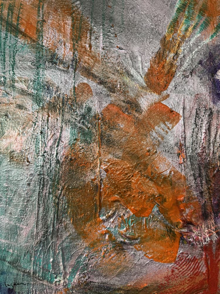 Whispers of the Rustic Geode by Dorothy Fagan — canvas wall art