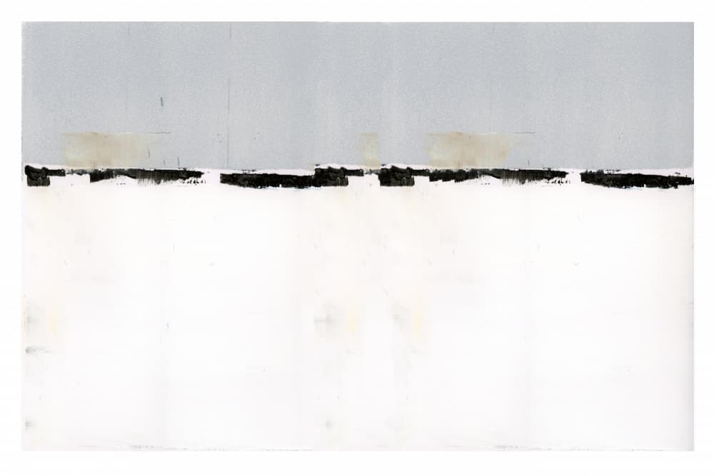 Minimal Winter Horizon by cartissi — canvas wall art