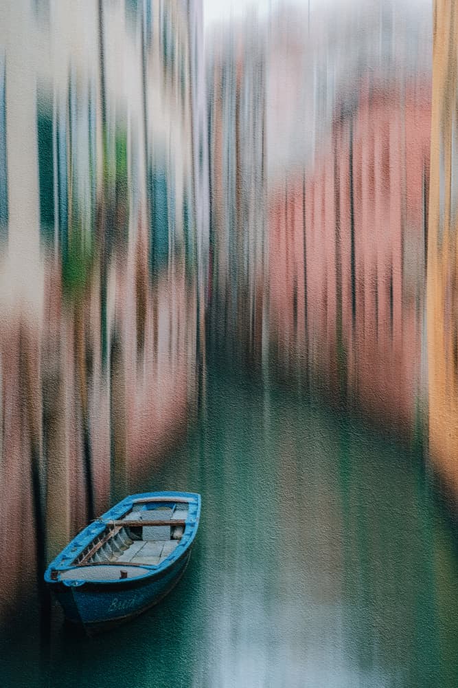 Dreamy Canal Boat by Cindy Liu — canvas wall art