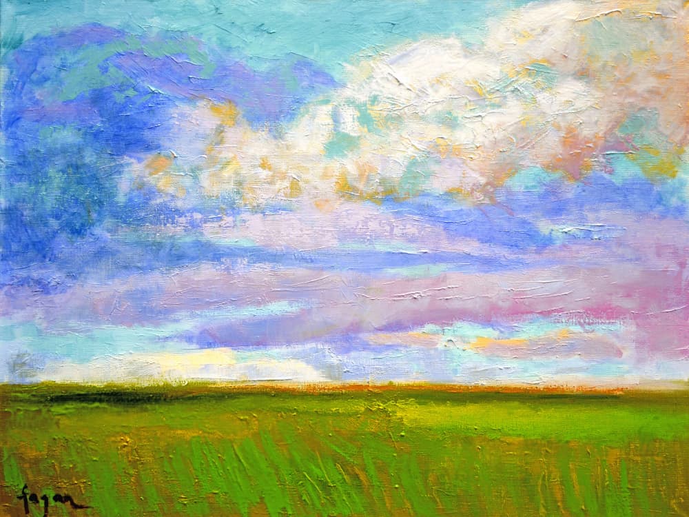 Nature Inspired Landscape by Dorothy Fagan — canvas wall art