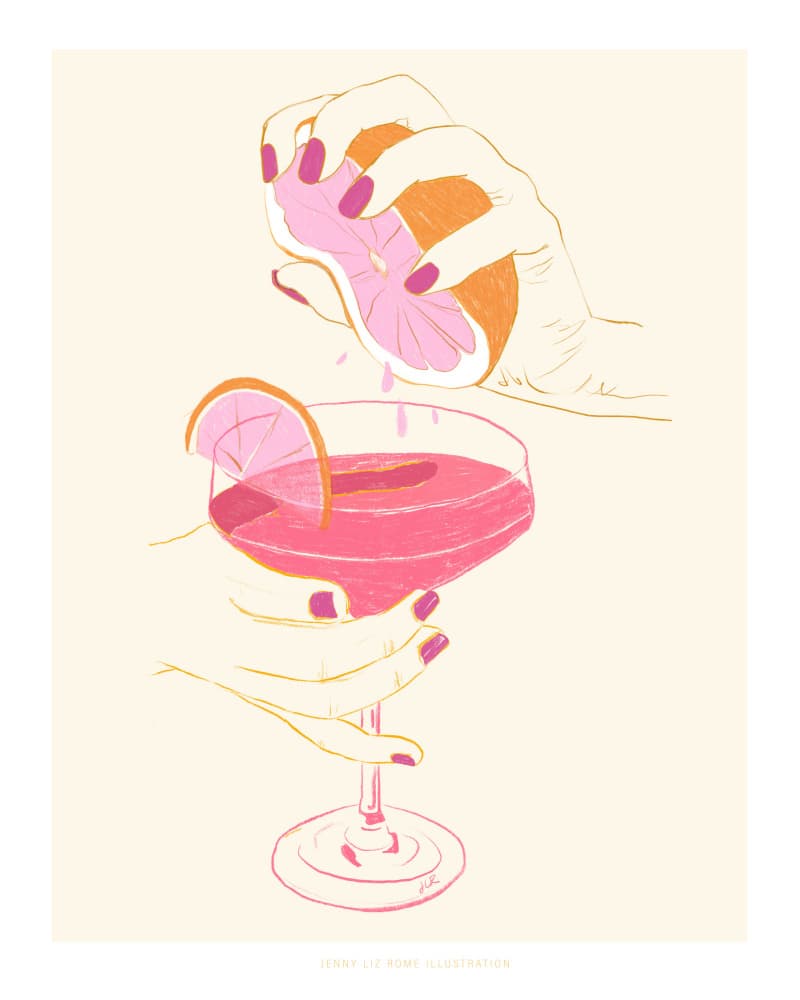 Jlr Cocktail2 Copy by Jenny Liz Rome — canvas wall art