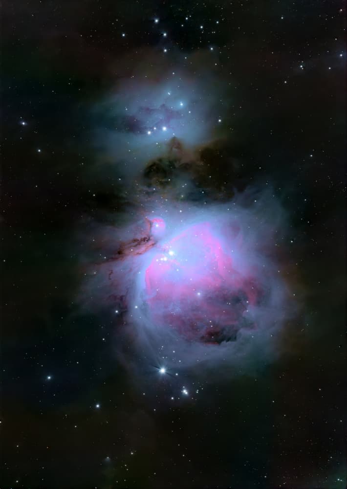 Orion Nebula Majesty by Ryan Li — canvas wall art