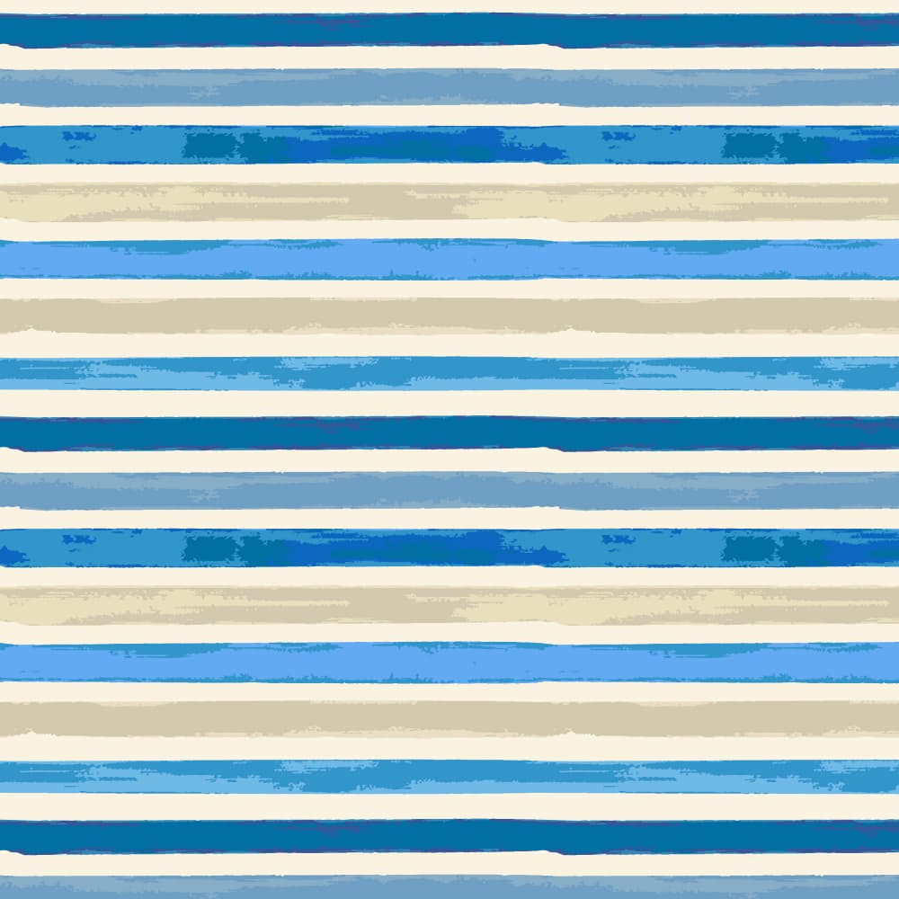 Coastal Striped Serenity by Carrie Cantwell — canvas wall art