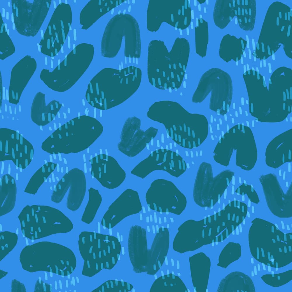 Vibrant Organic Pattern by Charlotte Trudgett — canvas wall art