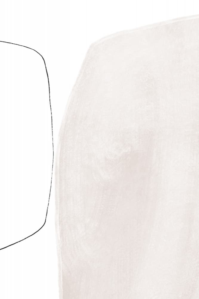Simple Line and Soft White Texture by uplusmestudio — canvas wall art