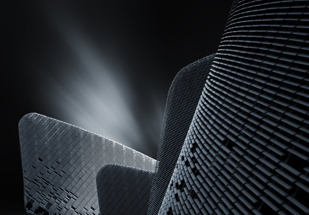 Architectural Light Forms by Biao  Huang — canvas wall art