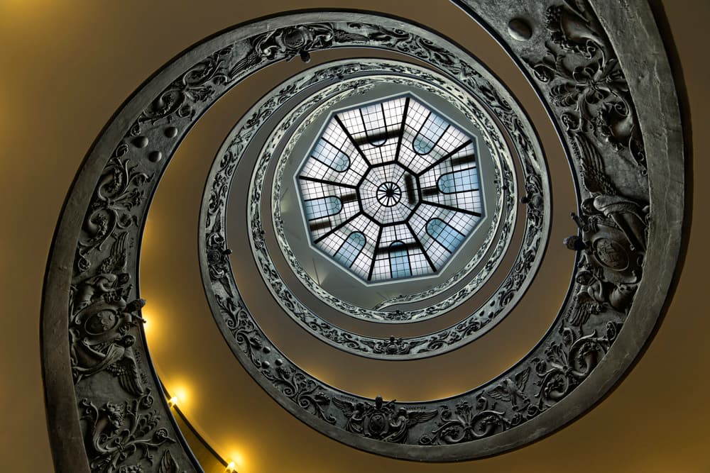 Grand Spiral Staircase by Jerome Perdriolle — canvas wall art