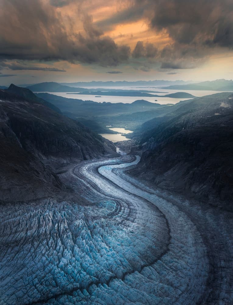 Winding Glacial Valley by James S. Chia — canvas wall art