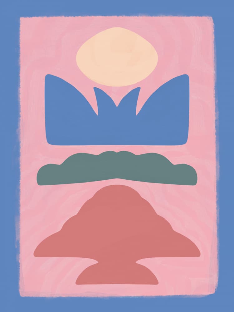 Abstract Desert Calm by Little Dean — canvas wall art
