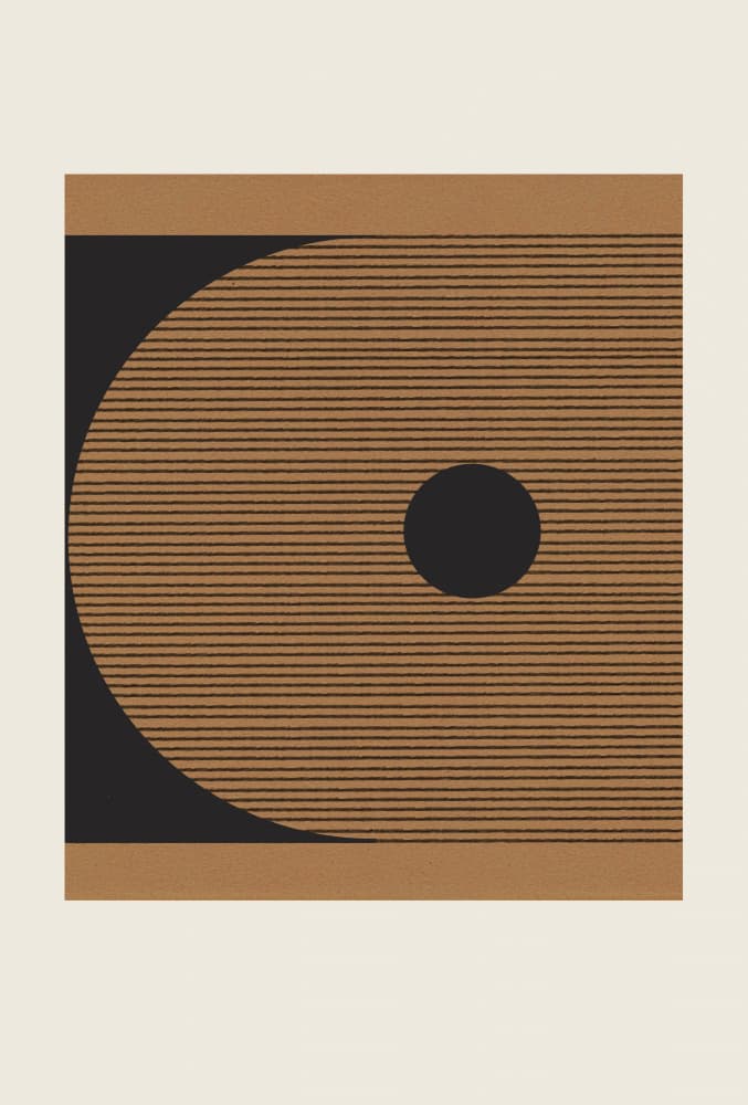 Geometric Eclipse by THE MIUUS STUDIO — canvas wall art
