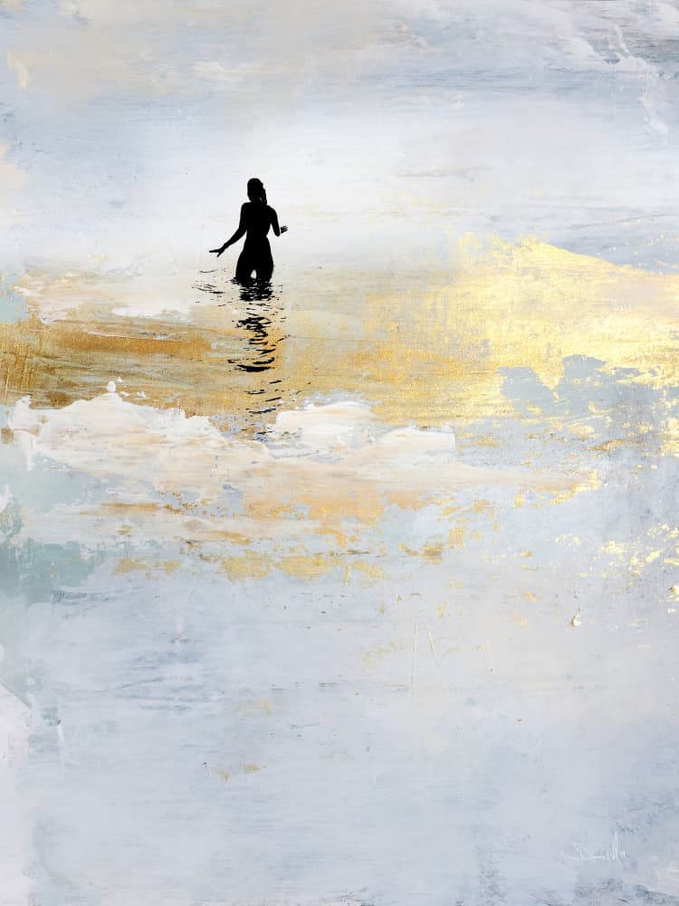 Sun Dip by Dan Hobday — canvas wall art