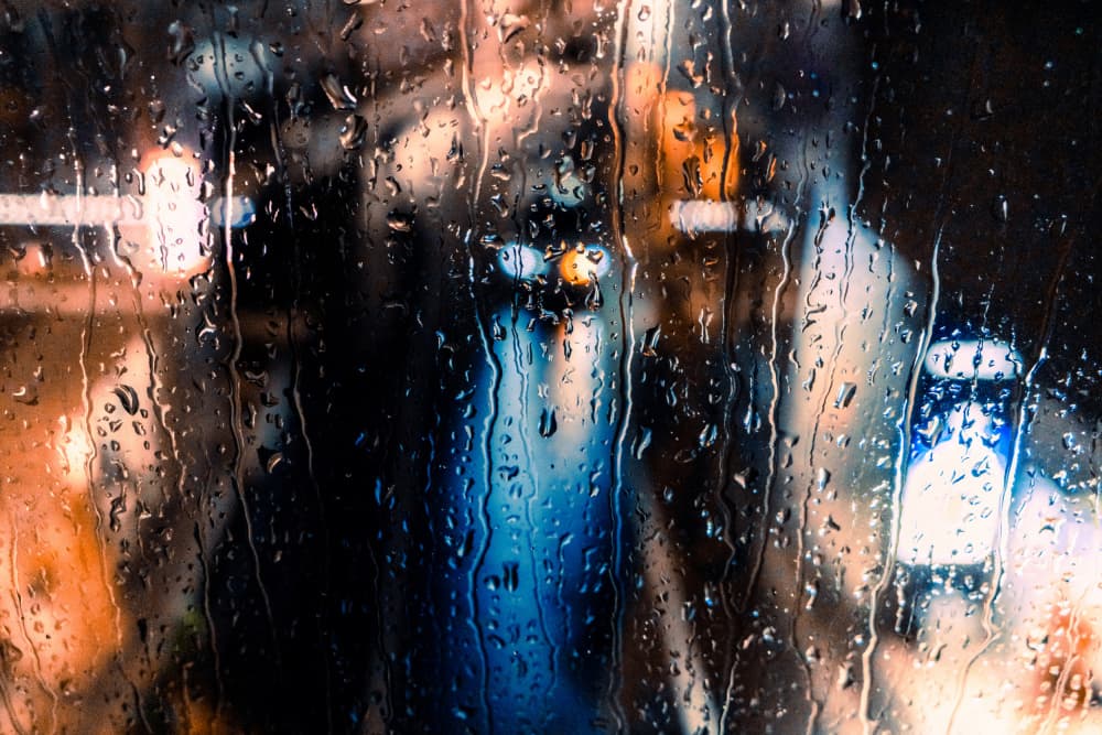 Rainy City Lights by GEN NISHISHIMAMOTO — canvas wall art