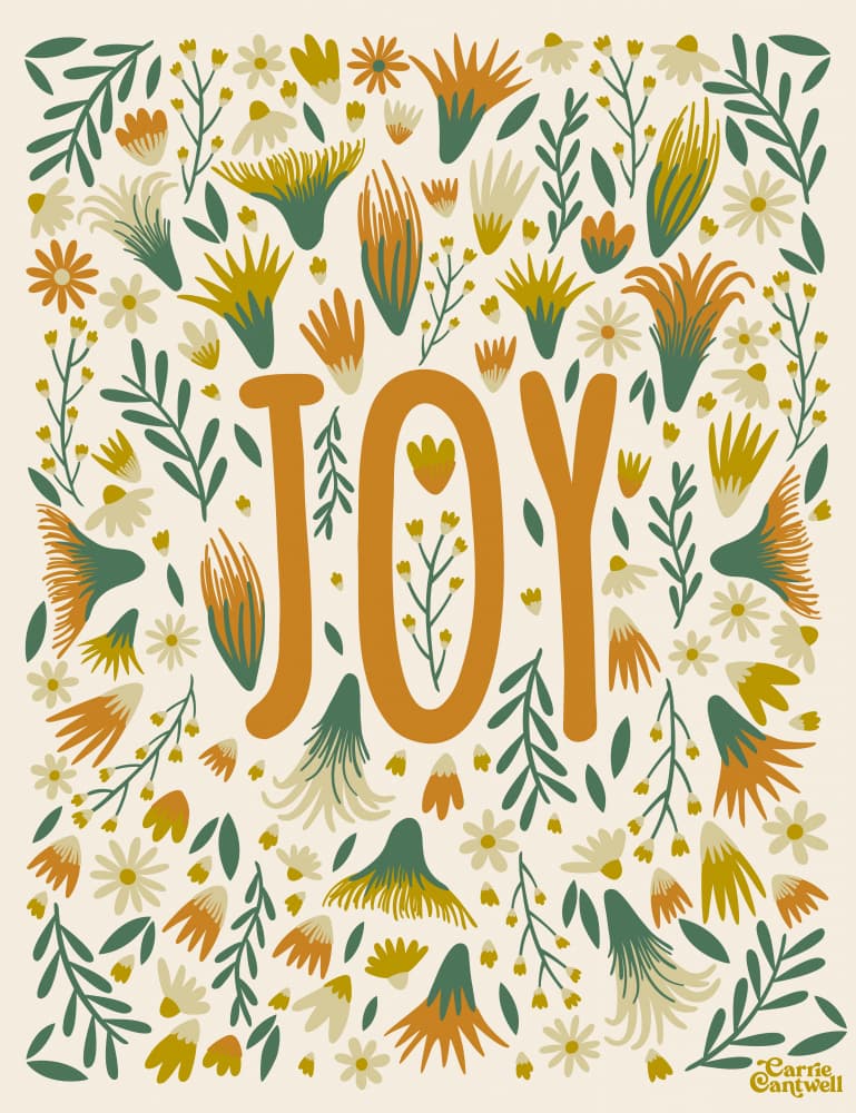 Joy by Carrie Cantwell — canvas wall art