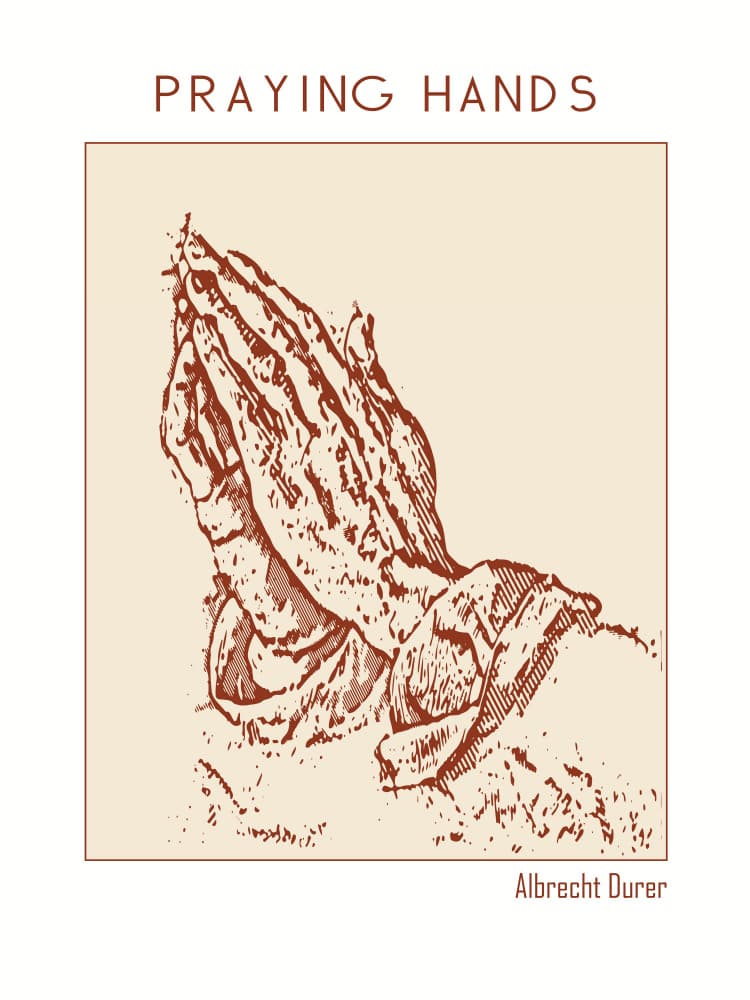 Praying Hands by Doa Project — canvas wall art
