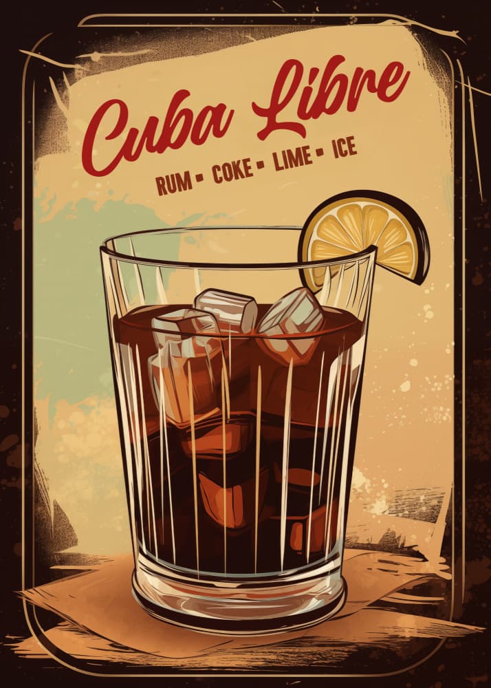 Classic Cuba Libre by Andreas Magnusson — canvas wall art