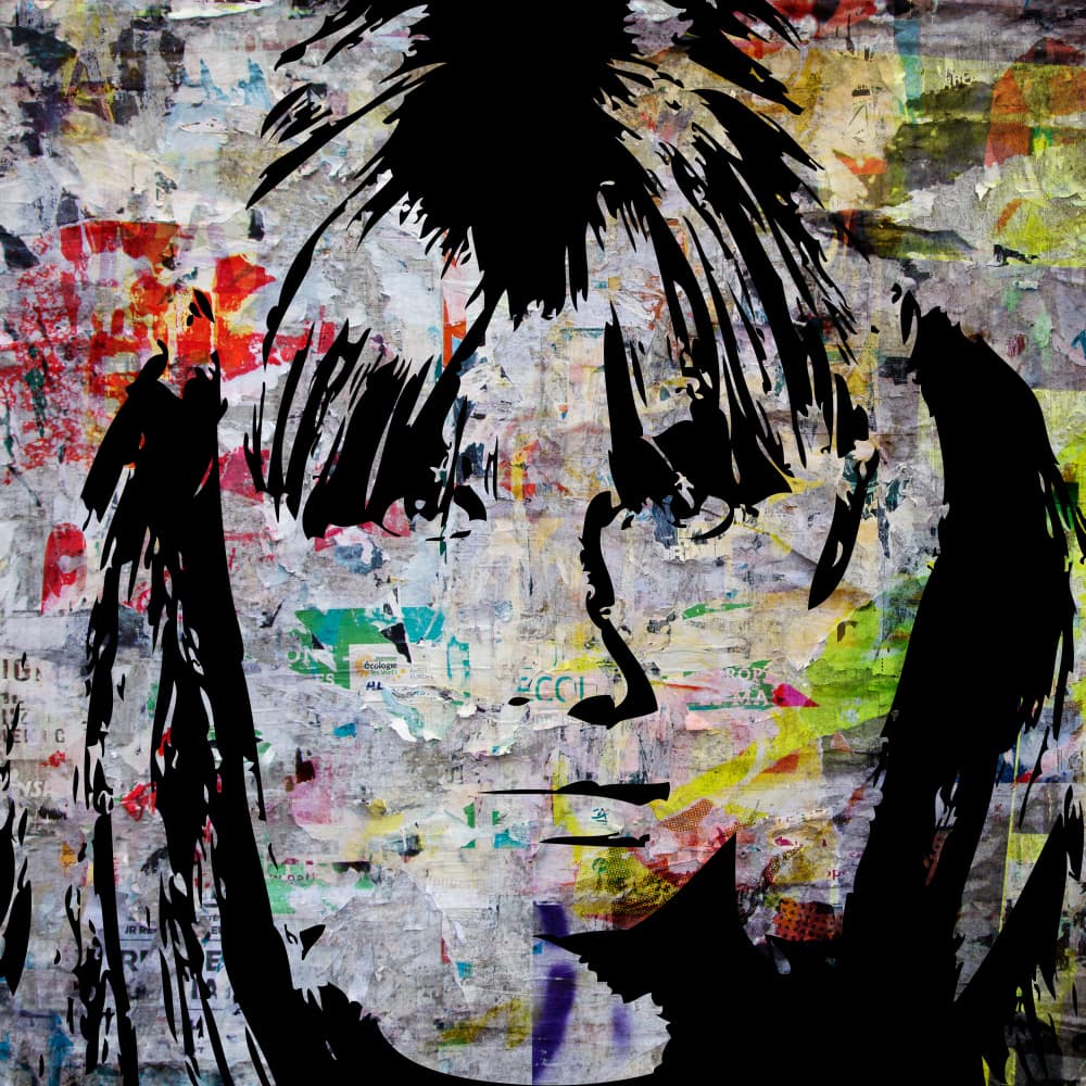 Urban Grunge Portrait by PASLIER Morgan — canvas wall art