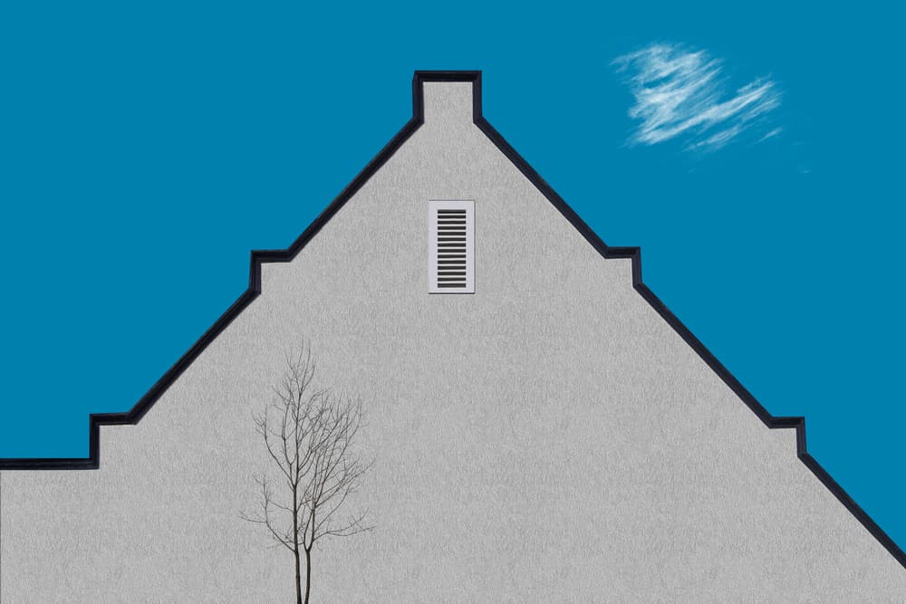 Stepped Gable Sky by Roxana Labagnara — canvas wall art