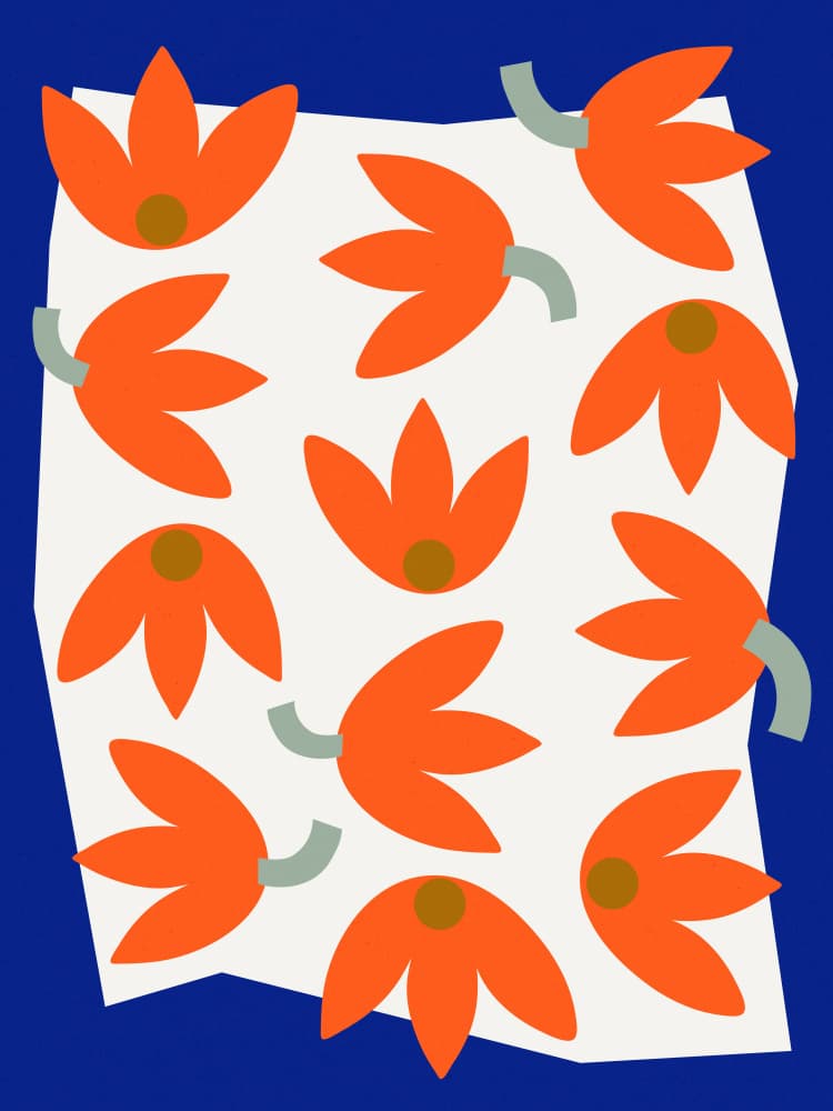 Petal Dance Harmony by Treechild — canvas wall art