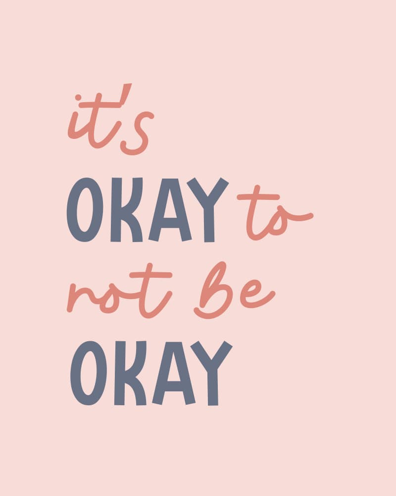 Okay Not Okay Quote by KsanaKalpa — canvas wall art