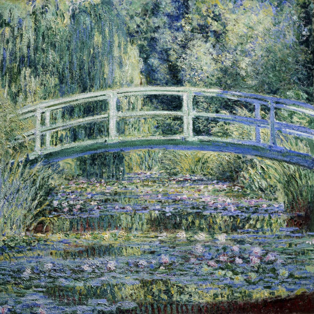 Water Lily Pond by Claude Monet — canvas wall art