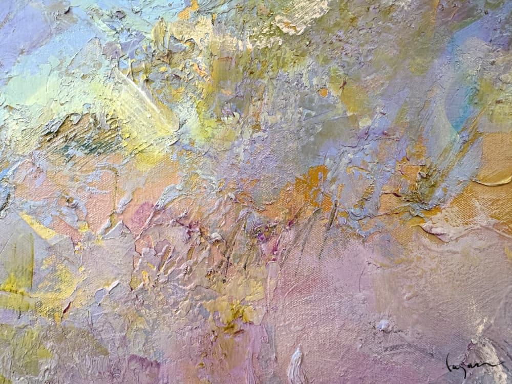 Dreamy Pastel Tapestry by Dorothy Fagan — canvas wall art